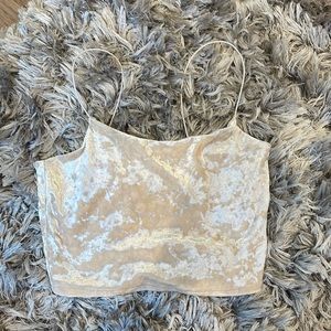Garage Velvet XS crop top